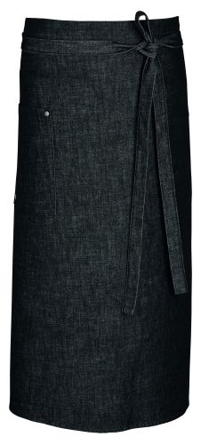 Bistroschrze 100 X 80 cm in schwarz Jeans