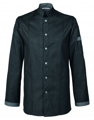 Kochjacke fr Herren regular fit PREMIUM denimoptik