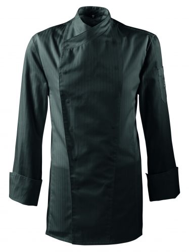 Kochjacke fr Herren regular fit PREMIUM mit Satinstreifen