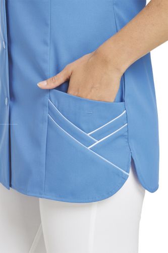 Kasack ohne Arm farbig oder weiss